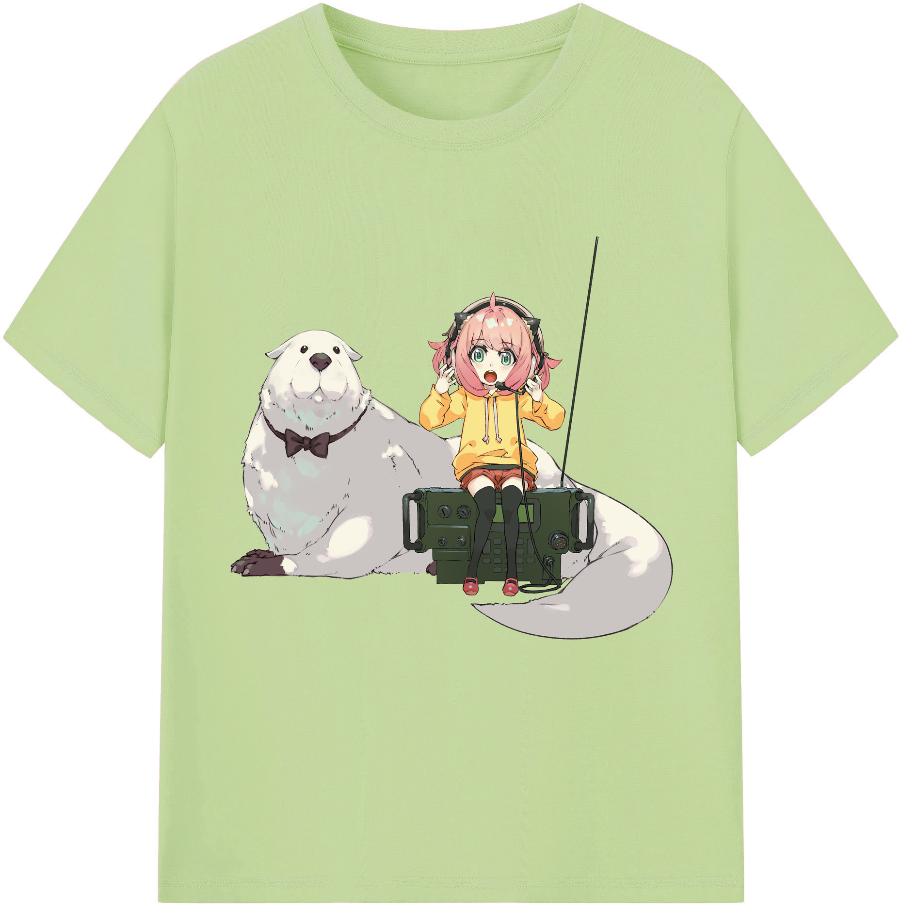 （画像用） SPY×FAMILY间谍家家酒 綿100％半袖Tシャツ（フロントプリント）